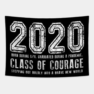 2020 Class of Courage - White Tapestry