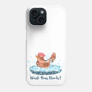 Wash Your Hands Bird Phone Case