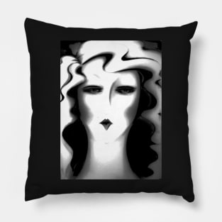 ART DECO WINTER Jacqueline Mcculloch Pillow