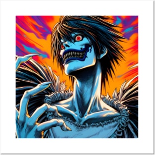 Death Note Light Yagami Anime Merch Cool Wall Decor Art Print Poster 16x24