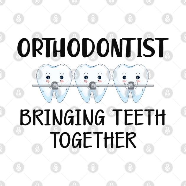 Orthodontist bringing teeth together by KC Happy Shop