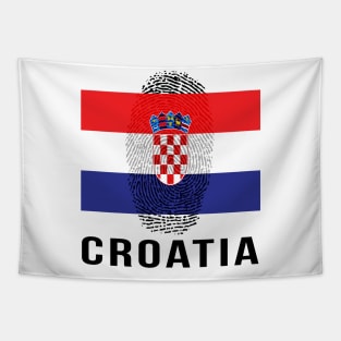 Croatia Flag DNA Tapestry