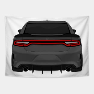 DODGE CHARGER DARK-GREY Tapestry