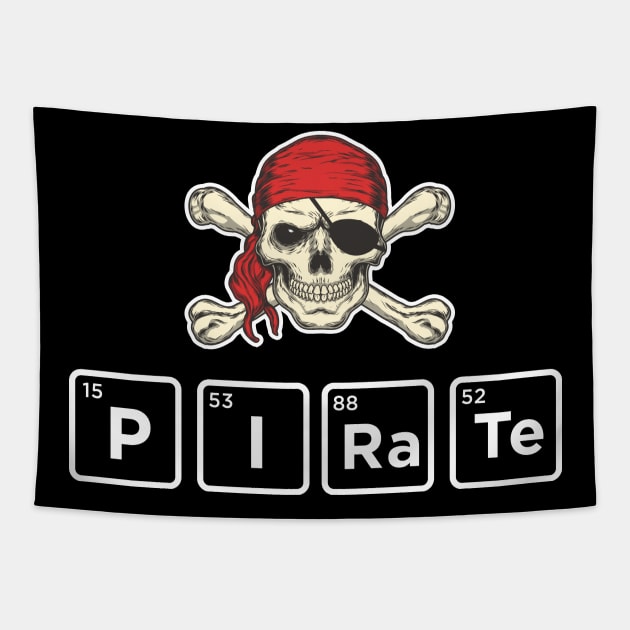 Pirate Elements Tapestry by teesumi