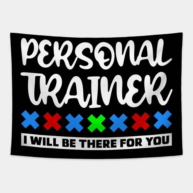 Personal Trainer Tapestry by colorsplash