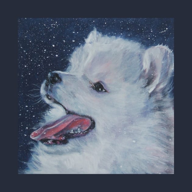 samoyed Fine Art Painting by LASHEPARD