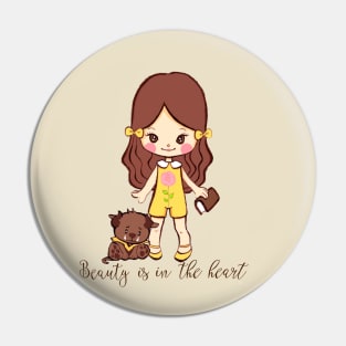 Belle and the beast baby Pin