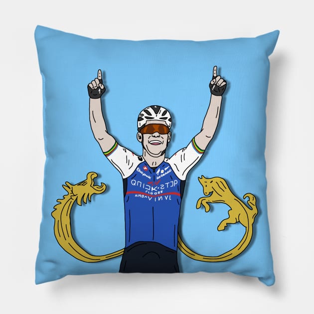 Cavendish Champion Milano Torino Pillow by p3p3ncil