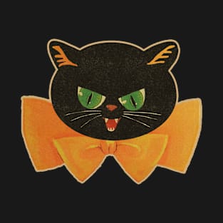 Vintage Halloween Cute Kitty T-Shirt