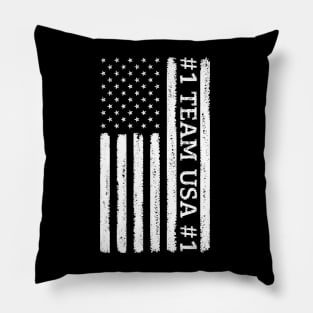 USA flag team USA #1 Pillow