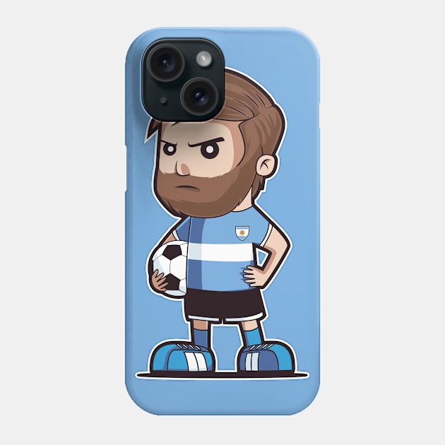 Russia Football Argentina Soccer Jersey Phone Case by ikhmalrosdi