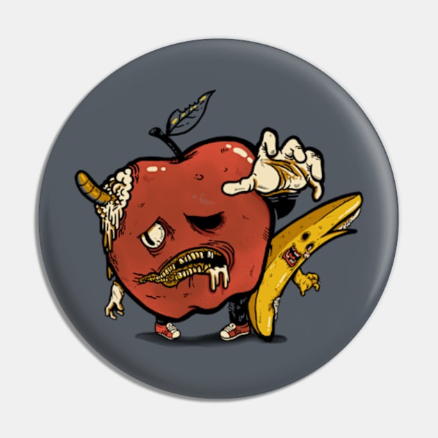 Zombies Fruits Pin by Madkobra