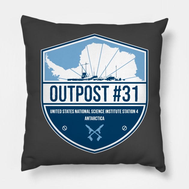 Outpost 31 Pillow by AngryMongoAff