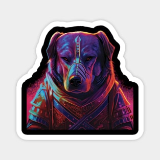 Samurai dog Magnet