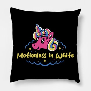 motionless and the last unicorn Pillow