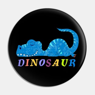 Funny Sleep Dinosaur Pin