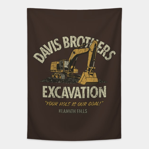 Davis Brothers Excavation Tapestry by JCD666