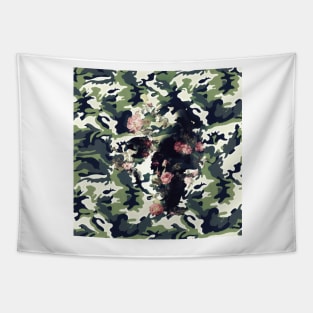 Camo Skull Tapestry