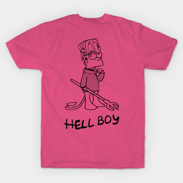 Hell boy. Футболка Hellboy Lil Peep. Лил пип в футболке Hellboy. Мерч лил Пипа Hellboy. Lil Peep футболка Хеллбой.