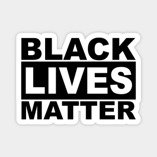 Black Lives Matter Logo (Black) Magnet