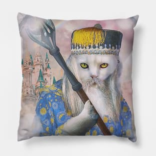 Magic Cat Wizard Pillow