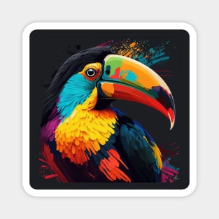 Pop Art Toucan Magnet