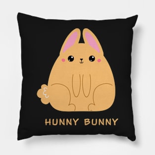 Hunny Bunny - a cute bunny rabbit perfect for Easter., Pillow