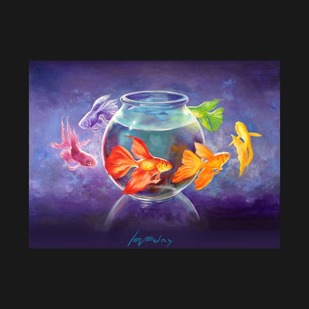 Goldfish Rainbow by DanielLoveday