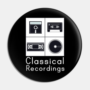 Classical Recordings Pin