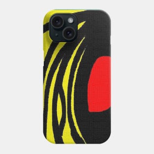 Red yellow black Phone Case