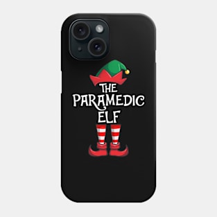 Paramedic Elf Matching Family Christmas Phone Case