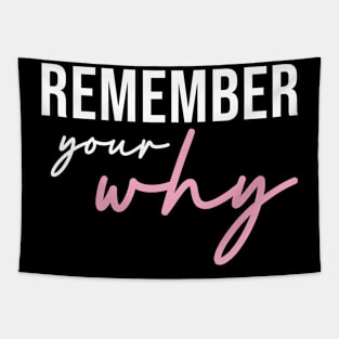 Remember Your Why Tapestry