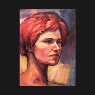 Portrait of Vasiliki ~oil painting T-Shirt