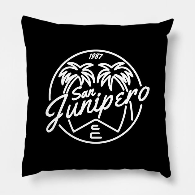 san junipero Pillow by CARLOTTA_SBD