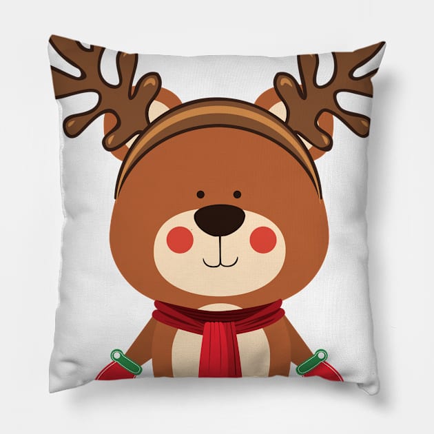 Merry Christmas / Happy New Year Pillow by rayanammmar