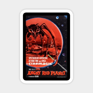 Classic Science Fiction Movie Poster - Angry Red Planet Magnet