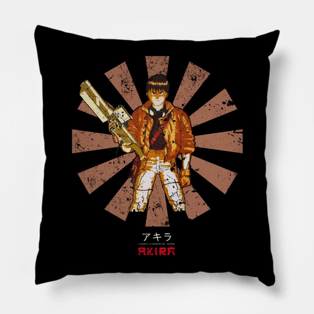 Akira Retro Japanese Pillow by Nova5