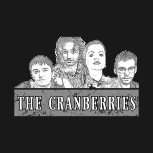 The cranberries // White Retro T-Shirt