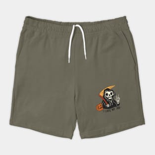 Sarcastic I Love My Job Grim Reaper Halloween Shorts