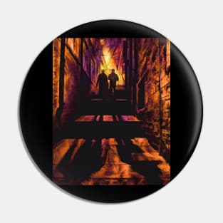 Walk through the night Pin