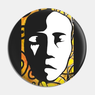 Black  silhouette Pin