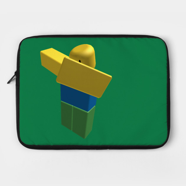 Roblox Noob Dabbing Roblox Game Laptop Sleeve Teepublic Uk - roblox noob dabbing by martu