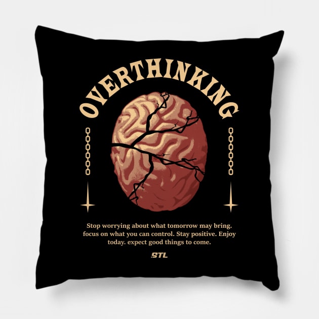 Overthinking Pillow by STL Project