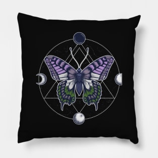 Genderqueer Butterfly Pillow