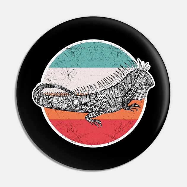 Vintage Retro Iguana Pin by aaltadel