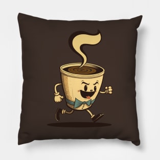 Coffee Run Pillow