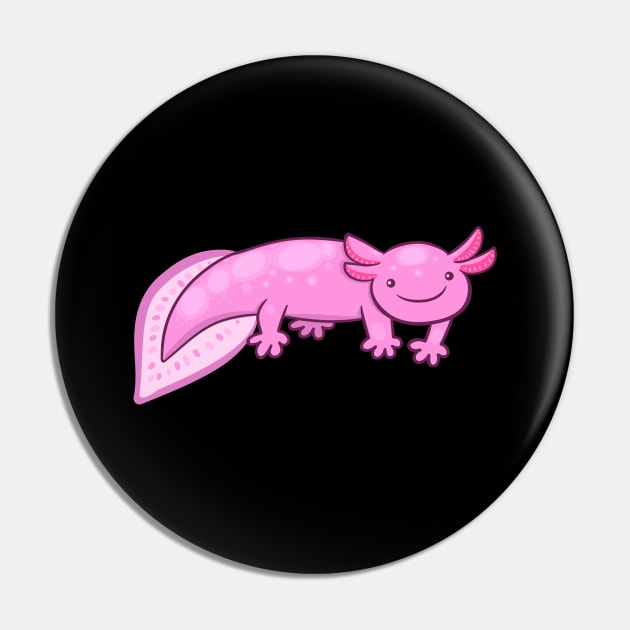 Funny Axolotl Pin by Foxxy Merch