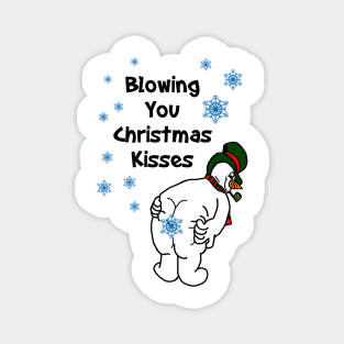 Blowing You Christmas Kisses Magnet