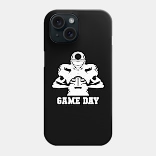 Game Day Football player tailgate party design Phone Case