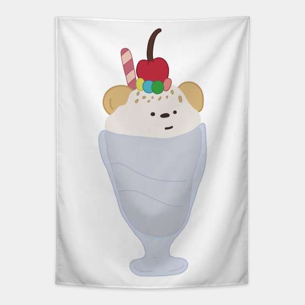 Ice bear ice cream | We Bare Bears™ Tapestry by felinefeelings